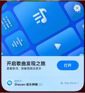 鄂城苹果14维修站分享iPhone14音乐识别功能使用方法 