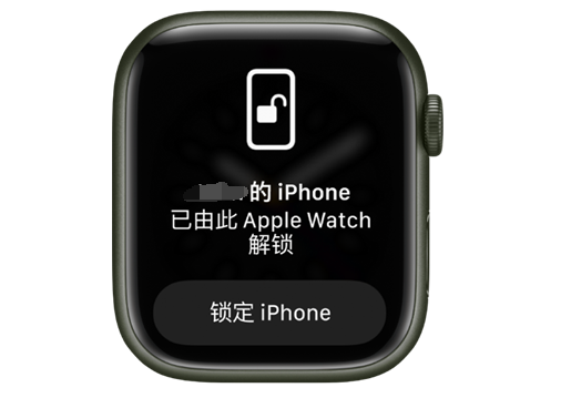 鄂城苹果手机维修分享用 AppleWatch 解锁配备面容 ID 的 iPhone方法 